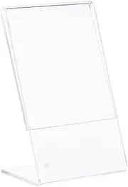 xinyee 3" L-shape Acrylic Photo Frame Transparent Mini Stand for Fujifilm Instax Mini 8 8+ 70 7s 90 25 26 50s 9 SP-1 SP-2 Film