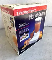 Vintage FACTORY SEALED Hamilton Beach Blender 7 Speed Blendmaster 600WP USA