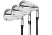 TAYLORMADE P790 SILVER IRON SET 4-PW DYNAMIC GOLD 105 S300 STIFF STEEL SHAFTS