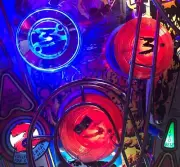DATA EAST LETHAL WEAPON 3 LW3 CHROME PINBALL POP BUMPER DECALS METAL-MODS CAPS
