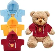 oruola 3pcs Build a Bear Outfits, Cute Stuffed Animal Clothes, Soft Clothes for Stuffed Animals, Suitable for Newlyweds, Mom, Ladies Baby Shower, Valentine's Day Party Gifts,Yellow, Blue, Red