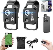 2025 New Nano Zoom 200x for iPhone, Black, Macro Lens, Prime Design, Plastic Construction, 200x Magnification