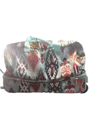 VERA BRADLEY Lighten up Wheeled Carry On PUEBLO Pattern NWT