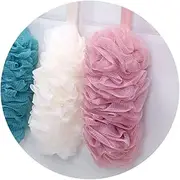 Ipetboom 3pcs Mesh Bath Brush Back Scrubbers Body Scrub Brush Shower Body Brush A255 Body Brush Household Body Brush Household Bath Brush Long Handle Bath Brush Sponge Loofahs Brush