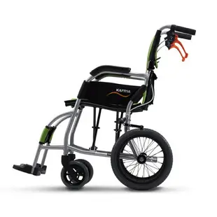 Karma康揚手動輪椅KM-2501旅弧/超輕量車身/8.8公斤/業界最輕/可申請輔具補助【泰吉醫療器材】