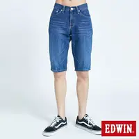 在飛比找樂天市場購物網優惠-EDWIN 503 基本復古牛仔短褲-男款 中古藍 SHOR