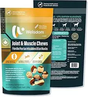 Welsdom Pets Joint & Muscle Chew - 30 Chews | Advanced Joint Support for Dogs | Glucosamine, Chondroitin & Omega-Rich Formula | Promotes Flexibility & Cartilage Repair