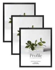 [Profile Australia] Australian Made Timber Photo Frame 16x20" (3 Pack) in Black