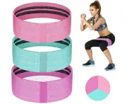 Fitness band [set of 3] Fitness bands / resistance bands set Loop band for 3 resistance levels for buttocks and legs