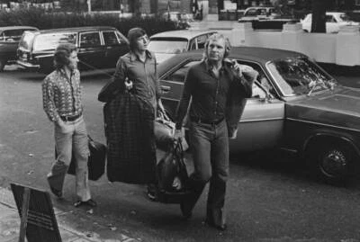 British footballers Alan Ball, Martin Peters and Bobby Moore join - Old Photo
