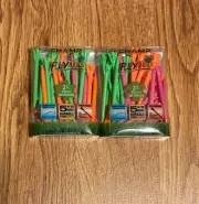 2 Packs CHAMP Zarma FLYtee, Neon Mixed, 2 3/4-Inch