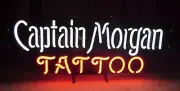 Captain Morgan Tattoo Neon Sign Lamp Light 17"x10" Beer Bar With Dimmer