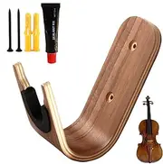Wall Guitar Hook, Guitar Wall Holder | Wooden Wall Ukulele Holder,Multifunctional String Instrument Display for Living Room Bedroom Study