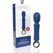Explore Supreme Pleasure with the PrimO® Wand Rechargeable Vibe Blueberry - Vers