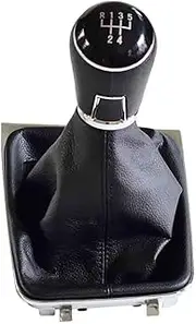 Gear Shift Knob 5/6 Speed Manual Gear Shift Shifter Knob Lever Stick Gaiter Boot Cover for Vw for Golf 7 Mk7 2013 2014 2015 2016 Gear Stick