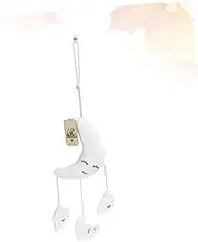 Kisangel Cloud and Moon Plush Hanging Rattle for Boy Girl and Soft Music Wind Chime Design for Strollers Car Seats and Cribs