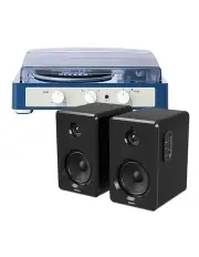 [Gadhouse] Brad MKII Record Player Bundled Majority D40 Bluetooth Speakers