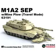 Dragon 1/72 US M1A2 SEP Abrams Main Battle Tank Minesweeper 63191 Finished Model