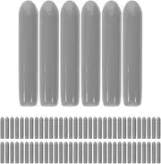 Mikinona 150Pcs Dishwasher Rack Tip Caps Round End Caps for Wire Shelf Dishes from Scratches Fits Tight for Secure Coverage of Screws Tips for Kitchen