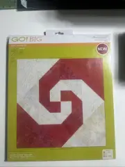 accuquilt GO! Big Snail's Trail-12" Finished Die Fabric Cutting BRAND NEW