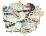 Kaleidoscope Collectables Collection Scrapbooking 50 Die Cuts Kaisercraft NEW