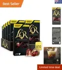 Ultimo Intensity 13 - 100 Aluminium Capsules Compatible with Nespresso Machin...