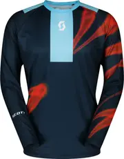 Scott Evo Dirt S25, jersey , color: Dark Blue/Light Blue/Red , size: M