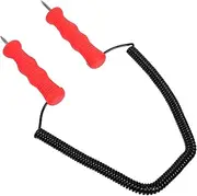 ifundom Ice Fishing Chisel Tool Neck Strap Heavy Duty Ice Scrapper for Outdoor Winter Fishing