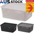 8 Pcs Plastic Storage Baskets Pantry Organization Storage Bins for Kitchen