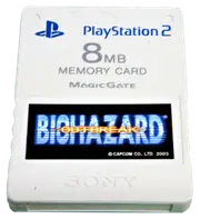 Genuine Sony PS2 Playstation 2 8MB Memory Card Biohazard Outbreak