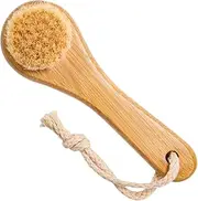 BAZEITFLOW Manual Facial Brush for Deep Cleansing Soft Horsehair Bristles Gentle Exfoliating Face Cleaning Brush for Home Use present for Friends and Family