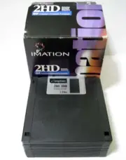 Imation ® Diskettes 2HD Formatted 1.44 MB 3.5" Floppy Floppies Box Of 11 - New
