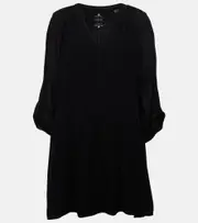 [Velvet] Velvet Sloan cotton minidress AU 16 black