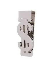 [Cudworth] Polished Rhodium Plated Money Clip in Silver