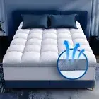 Memory Foam Mattress Topper Plush Pillowtop Pad Cover Deep Pocket Breathable New