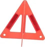 SOLUSTRE Car Safety Triangle Reflective Road Sign 3d Plastic Car Warning Triangle