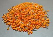 1000Pcs E7512 20AWG 0.75mm² ORANGE Insulated Ferrule Bootlace Terminals Crimp