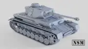 NSM German Panzer IVG, For Bolt Action, Achtung Panzer