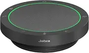 Jabra Speak2 40 Wired Speaker Phone - Duplex Audio - Noise Cancelling - Teams Cert - IP64 Rated - USB C/A - Voice Normalization - Beamforming Microphones Filter Background Noise - 50mm Speaker