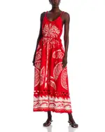 Farm Rio Majestic Coconut Tree Dress