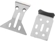 Ronyme 1:24 Scale Stainless Skid Plate, Guard Protector Spare Parts for Hobby Model Accessories