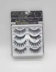 ARDELL GLAMOUR VARIETY PACK 105, 415, 601 & WISPIES BLACK