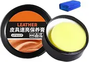 [Generic] Leather Care Wax - Multifunctional Cleaning Paste | Multi-Purpose Cleaning Paste, Leather Care Cream, Gentle For Handbags, Wallets, Shoes, Belts