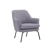 Modern Furniture LUCIAN 73x83cm Lounge Chair - Pewter Grey