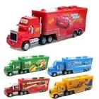 Disney Set Toys Cars Hauler Mack Truck & Car Model Toys Lightning McQueen Gift