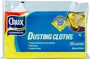 Chux Dusting Cloths, Reusable Cloths to Trap Dust, Safe for Delicate Surfaces, 25 Count