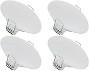 Dream Lighting 12v LED Recessed Down Light RV Caravan Motorhome Campervan Boats 4.5inch Ceiling Roof Dome Lamp 5.4W Kitchen Under Cabinet Cool Lighting 320 Lumens Pack of 4
