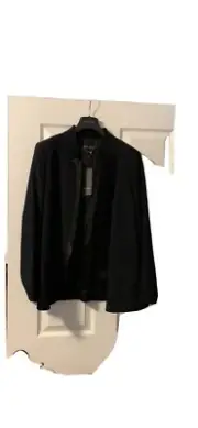 escada jacket size 44 color black new with tag