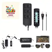 Reptile Thermostat Digital Outlet Temperature Timer Troptical or Desert Mode ...