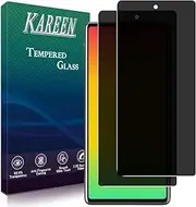 [KAREEN] [2 Pack Privacy Screen Protector for Google Pixel 7A Anti Spy Private Tempered Glass, Anti-Scratch, Bubble Free